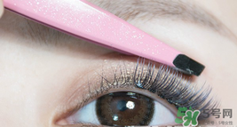 单簇假睫毛怎么贴,单簇假睫毛贴法步骤图